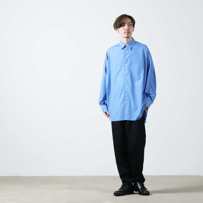 Graphpaper(եڡѡ) Broad L/S Oversized Regular Collar Shirt