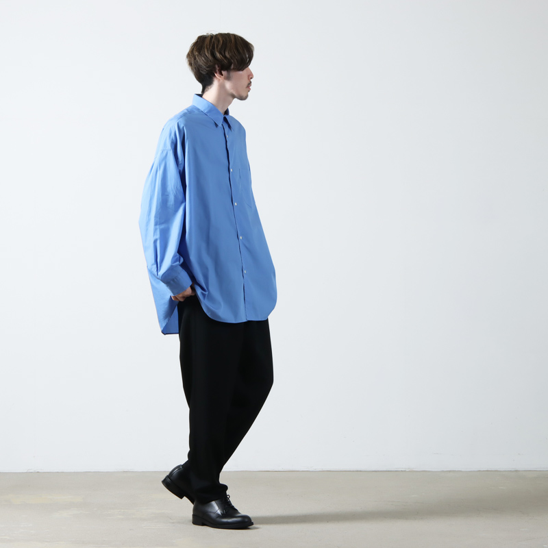 Graphpaper(եڡѡ) Broad L/S Oversized Regular Collar Shirt