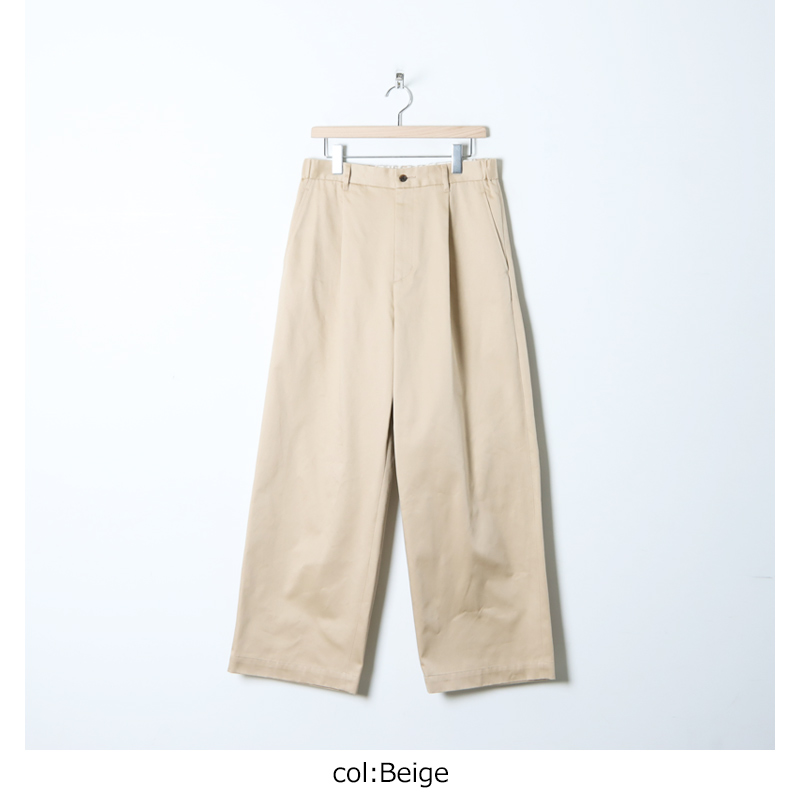 Graphpaper(եڡѡ) Westpoint Chino Wide Straight Trousers