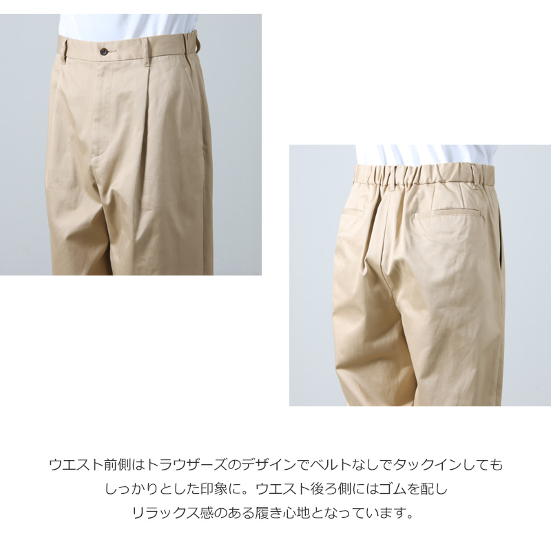 Graphpaper(եڡѡ) Westpoint Chino Wide Straight Trousers