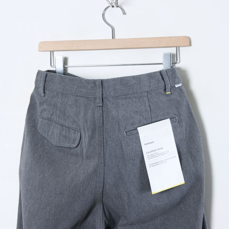 Graphpaper(եڡѡ) Colorfast Denim Two Tuck Tapered Pants