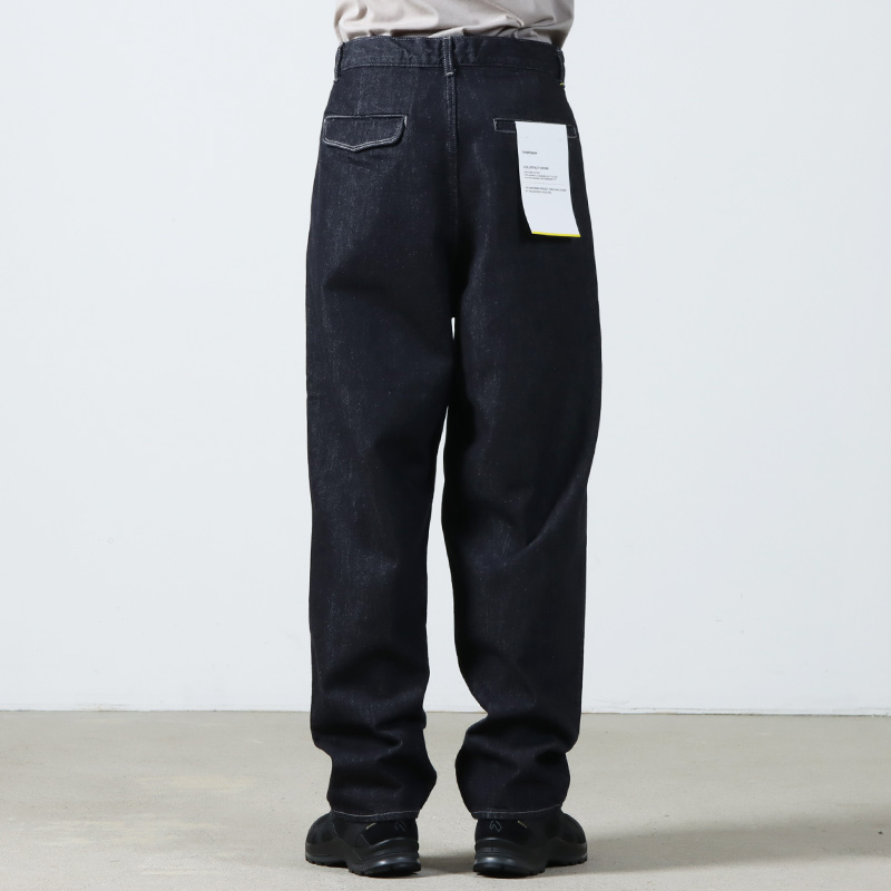 Graphpaper(եڡѡ) Colorfast Denim Two Tuck Tapered Pants