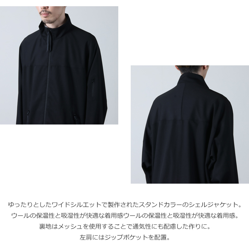 Graphpaper(եڡѡ) Wool Nylon Gabardine Shell Jacket