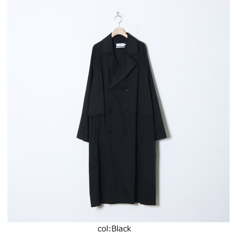 Graphpaper(եڡѡ) Silicon Poplin Cape Trench Coat