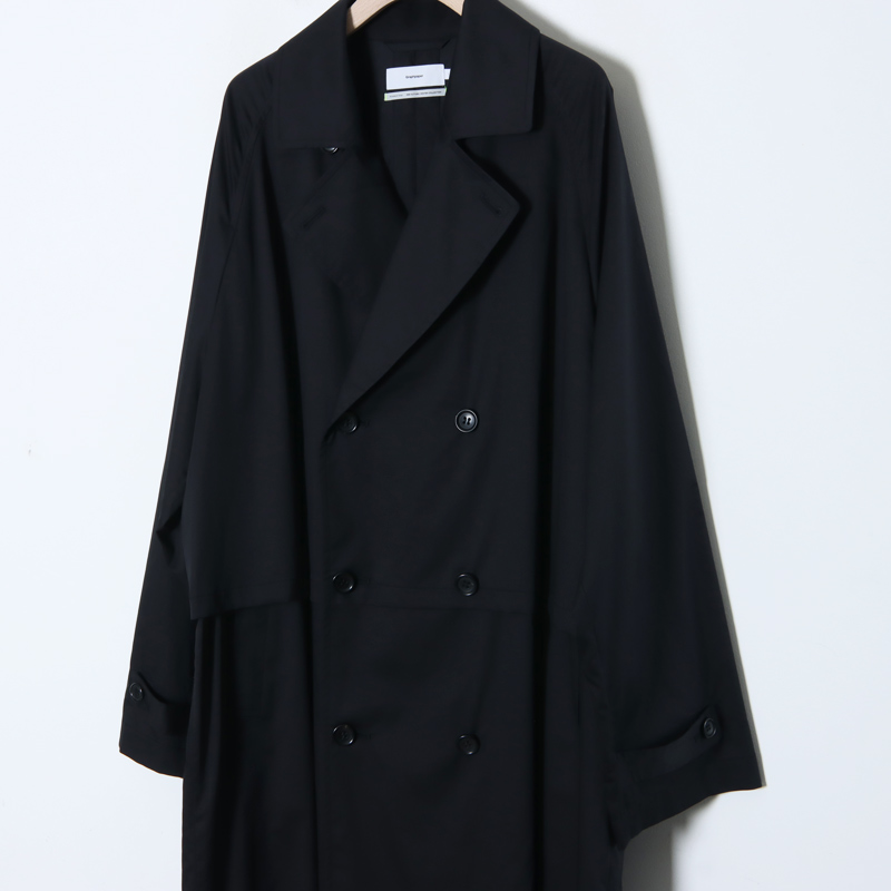 Graphpaper(եڡѡ) Silicon Poplin Cape Trench Coat