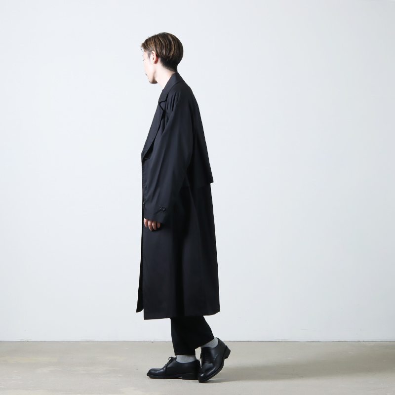 Graphpaper(եڡѡ) Silicon Poplin Cape Trench Coat