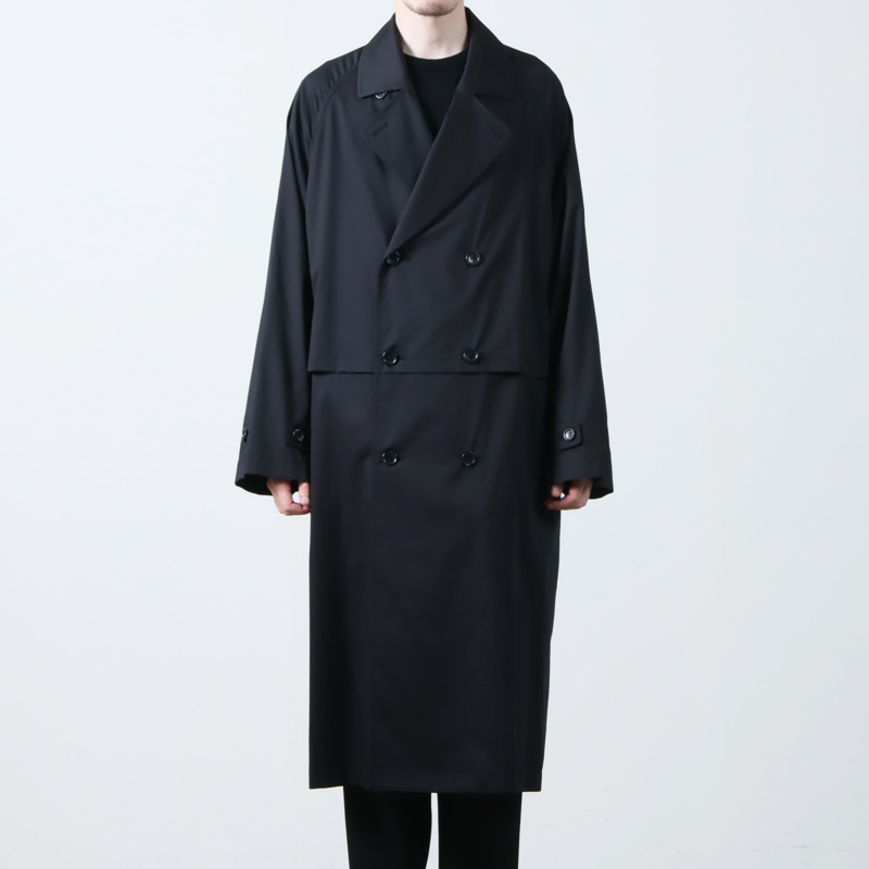 Graphpaper(եڡѡ) Silicon Poplin Cape Trench Coat