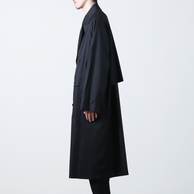 Graphpaper(եڡѡ) Silicon Poplin Cape Trench Coat