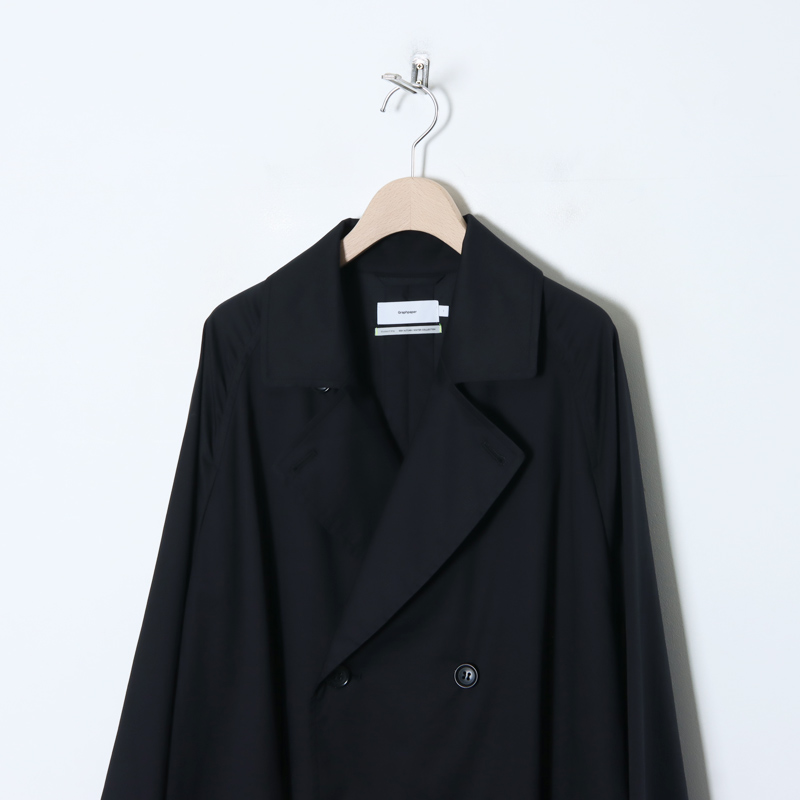 Graphpaper(եڡѡ) Silicon Poplin Cape Trench Coat