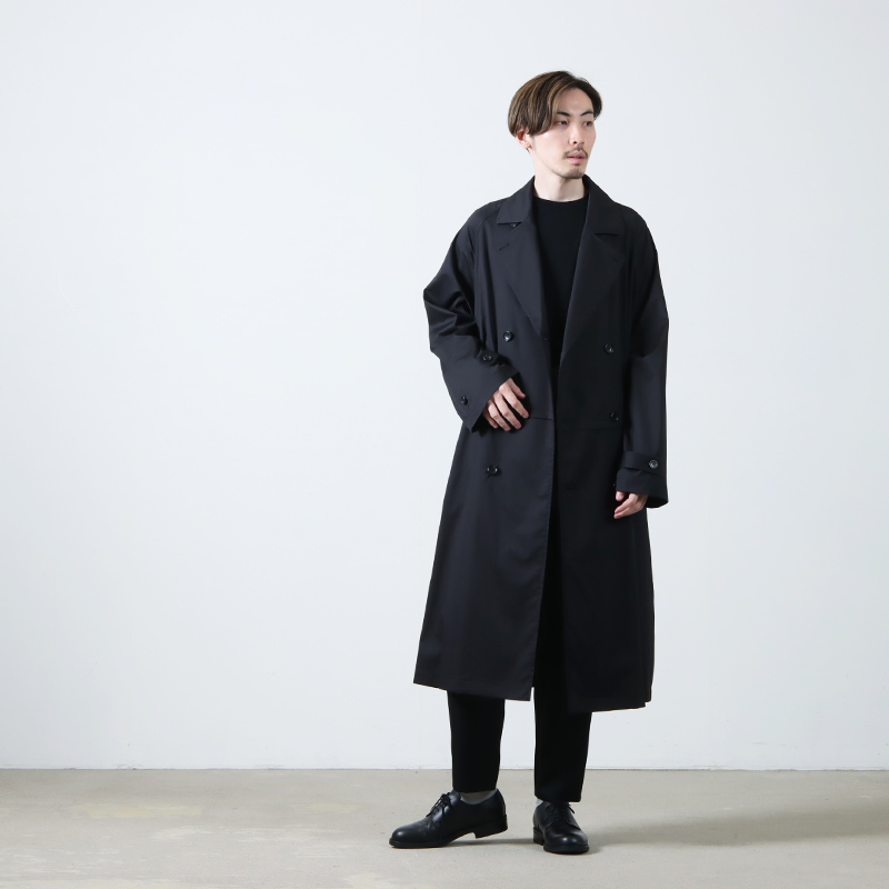 Graphpaper(եڡѡ) Silicon Poplin Cape Trench Coat