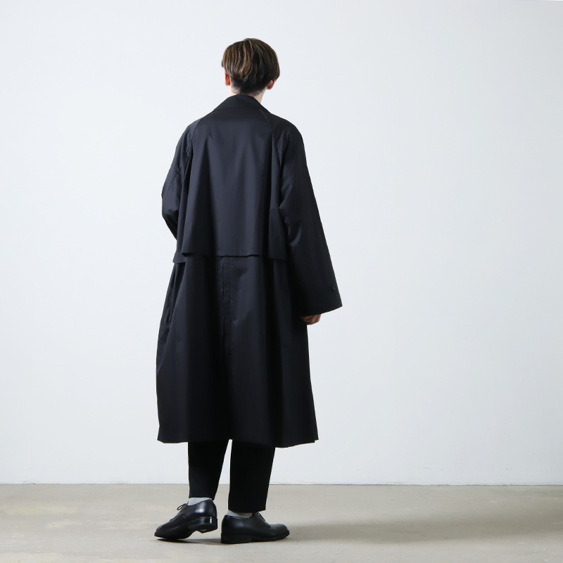 Graphpaper(եڡѡ) Silicon Poplin Cape Trench Coat