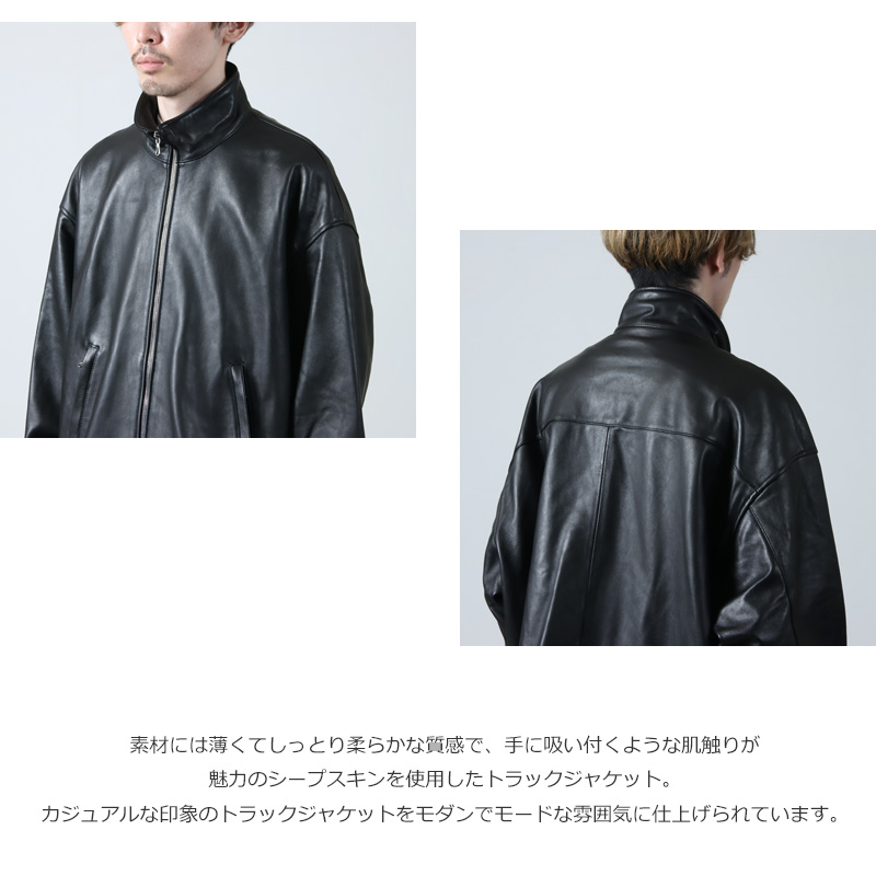 Graphpaper(եڡѡ) Sheep Leather Track Blouson