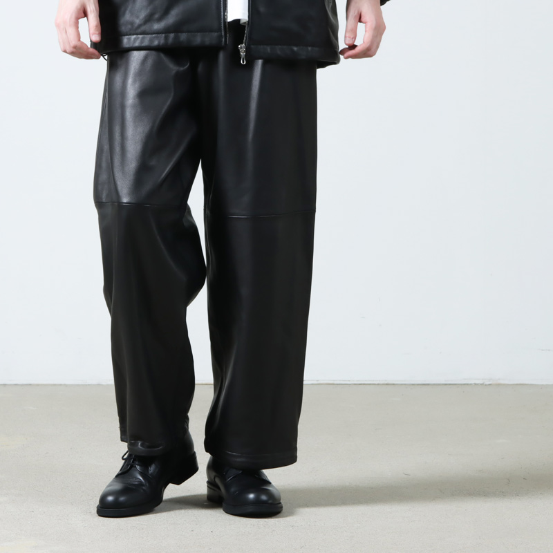 Graphpaper (եڡѡ) Sheep Leather Track Pants / ץ쥶ȥå㥱å