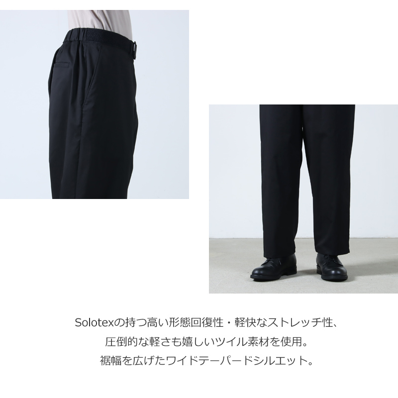 Graphpaper(եڡѡ) Solotex Twill Wide Tapered Chef Pants