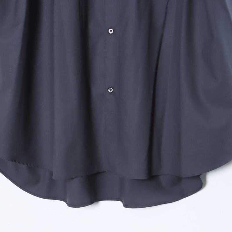 Graphpaper(եڡѡ) Extra Fine Wool L/S Oversized Regular Collar Shirt
