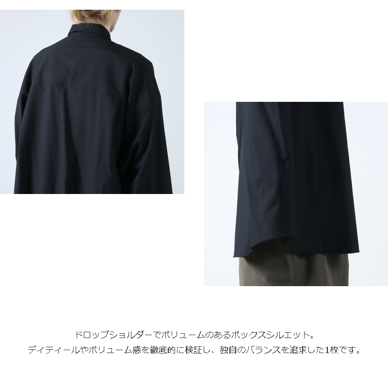 Graphpaper (グラフペーパー) Extra Fine Wool L/S Oversized