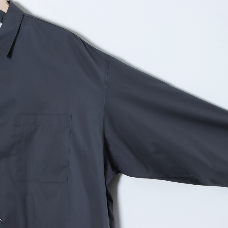 Graphpaper(եڡѡ) Solotex Twill L/S Oversized Box Shirt