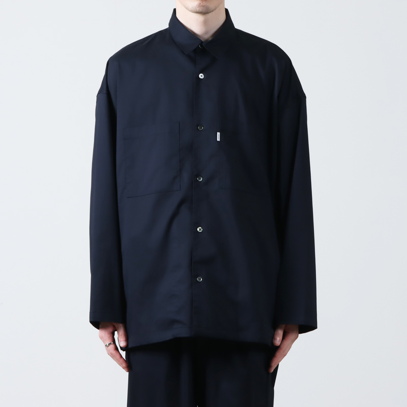 Graphpaper(եڡѡ) Solotex Twill L/S Oversized Box Shirt