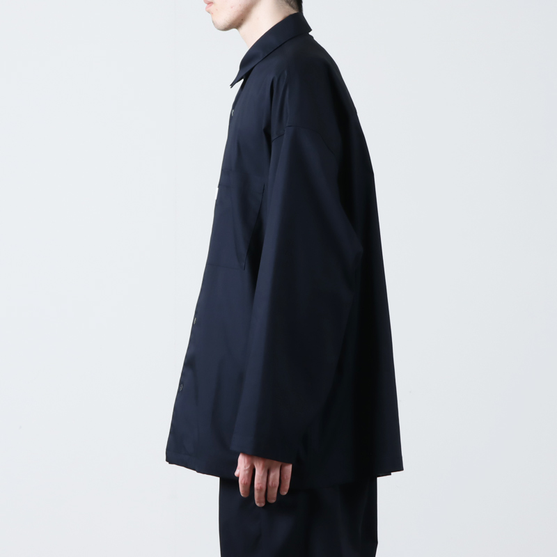 Graphpaper(եڡѡ) Solotex Twill L/S Oversized Box Shirt