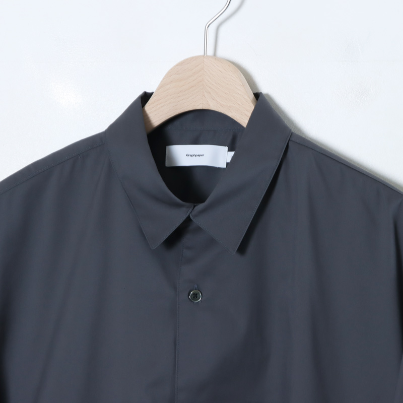 Graphpaper(եڡѡ) Solotex Twill L/S Oversized Box Shirt
