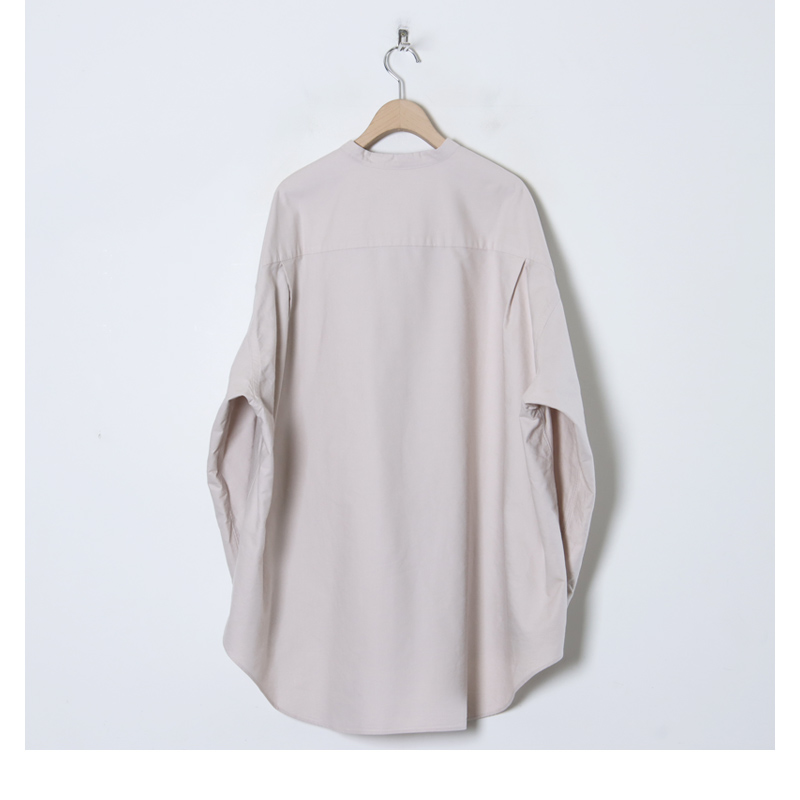 Graphpaper(եڡѡ) Oxford L/S Oversized Band Collar Shirt