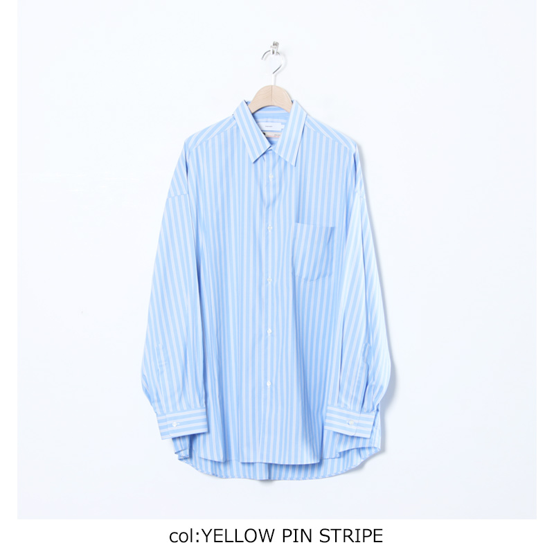 Graphpaper(եڡѡ) SIDOGRAS L/S Oversized Regular Collar Shirt