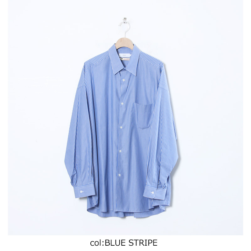 Graphpaper(եڡѡ) SIDOGRAS L/S Oversized Regular Collar Shirt