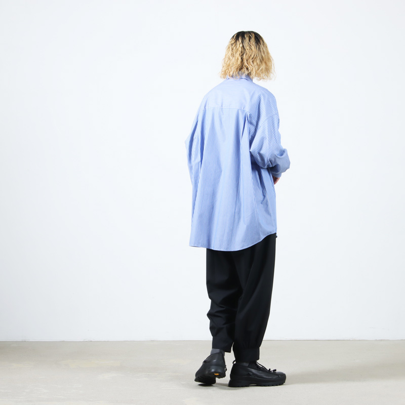 Graphpaper(եڡѡ) SIDOGRAS L/S Oversized Regular Collar Shirt