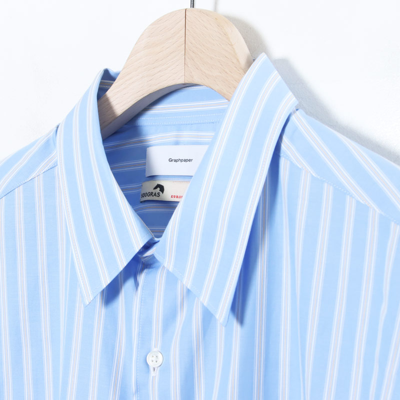 Graphpaper(եڡѡ) SIDOGRAS L/S Oversized Regular Collar Shirt