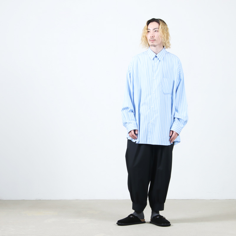Graphpaper(եڡѡ) SIDOGRAS L/S Oversized Regular Collar Shirt