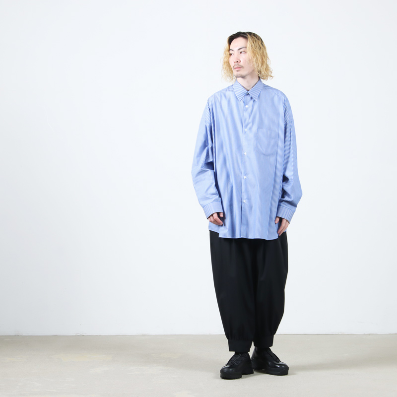Graphpaper(եڡѡ) SIDOGRAS L/S Oversized Regular Collar Shirt