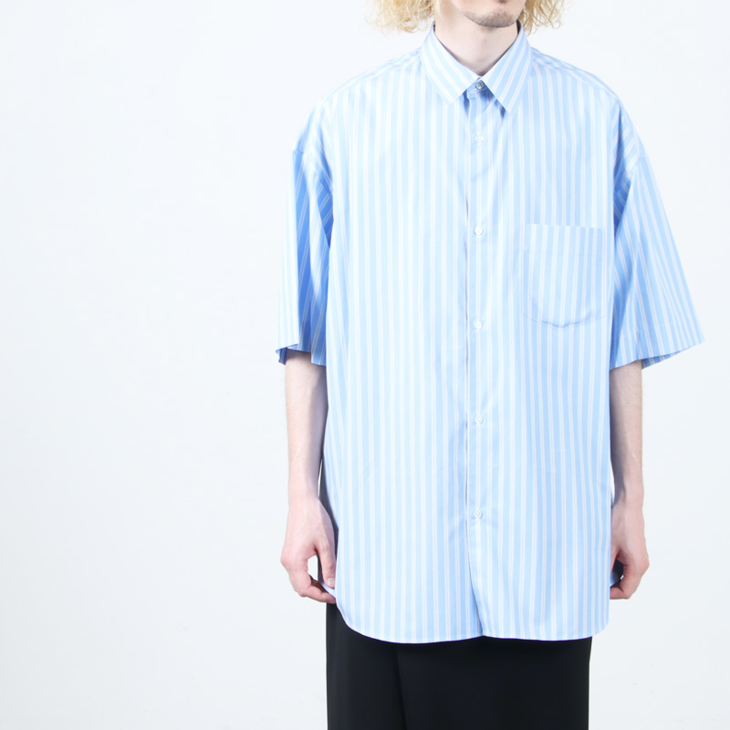 Graphpaper(եڡѡ) SIDOGRAS S/S Oversized Regular Collar Shirt