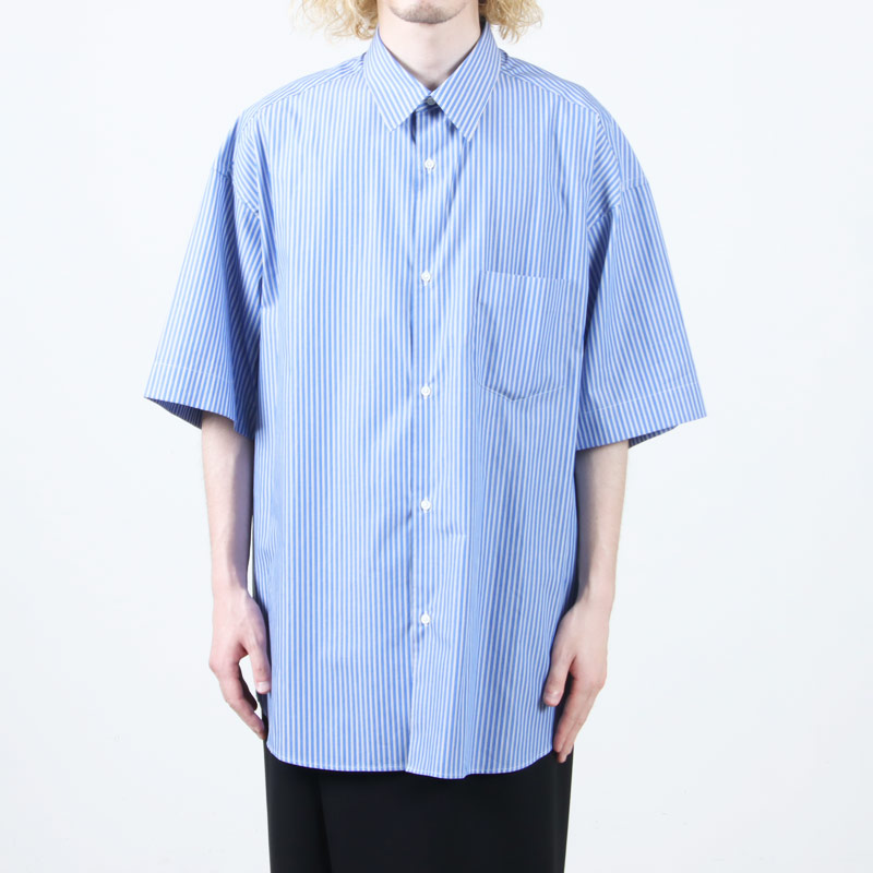 Graphpaper(եڡѡ) SIDOGRAS S/S Oversized Regular Collar Shirt