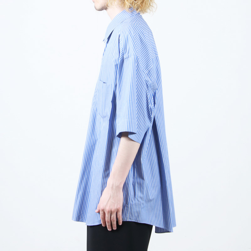 Graphpaper(եڡѡ) SIDOGRAS S/S Oversized Regular Collar Shirt
