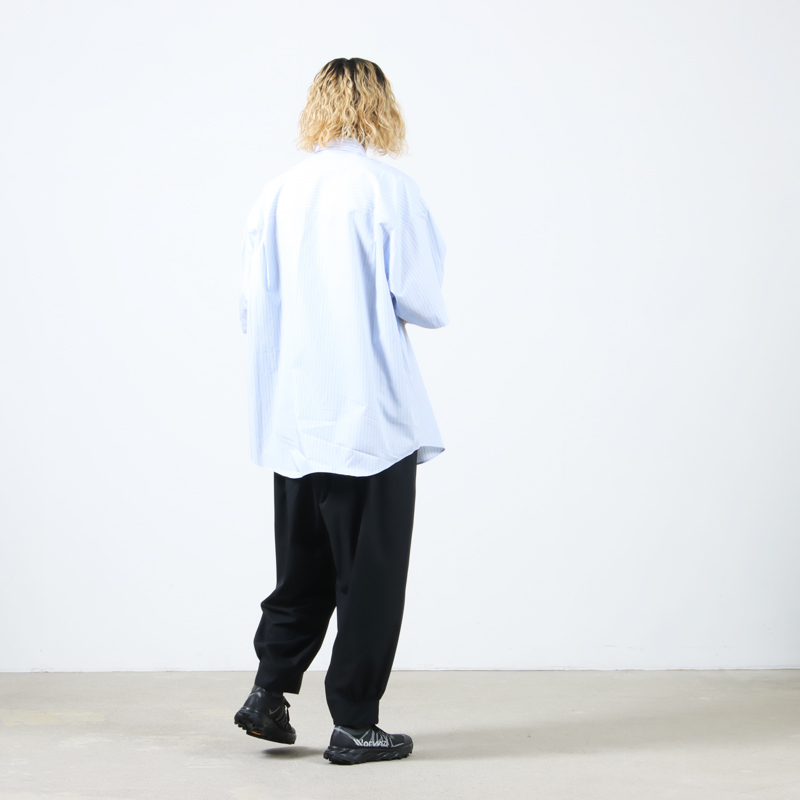 Graphpaper(եڡѡ) SIDOGRAS S/S Oversized Regular Collar Shirt