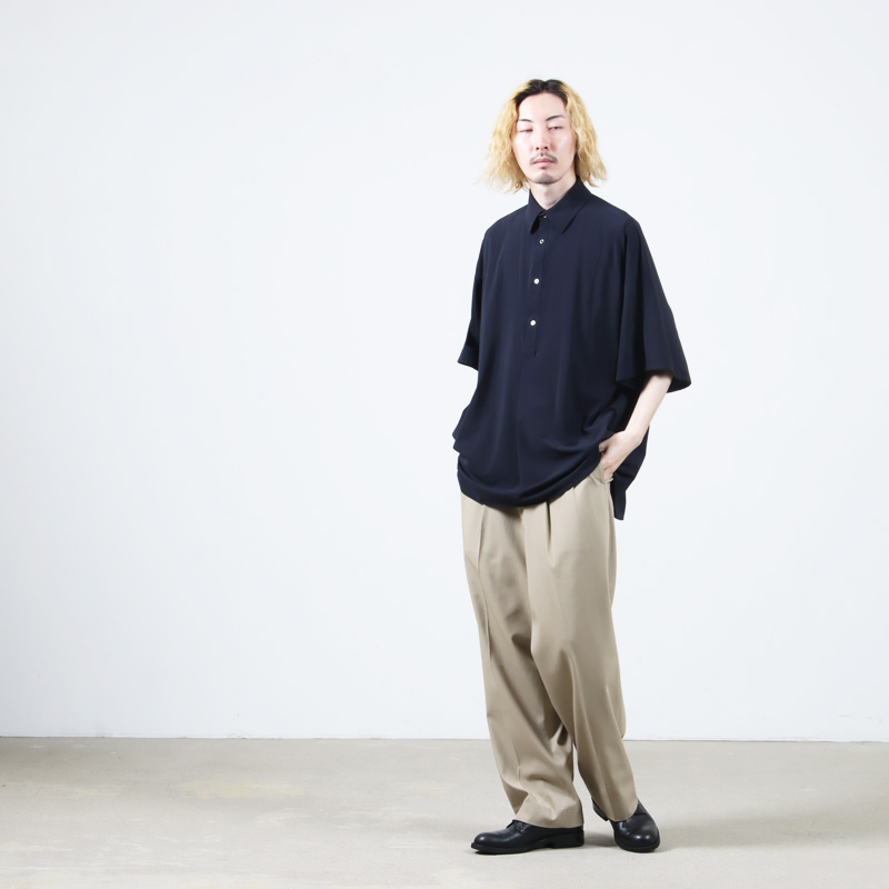 Graphpaper(եڡѡ) Flex Tricot S/S Pullover Shirt