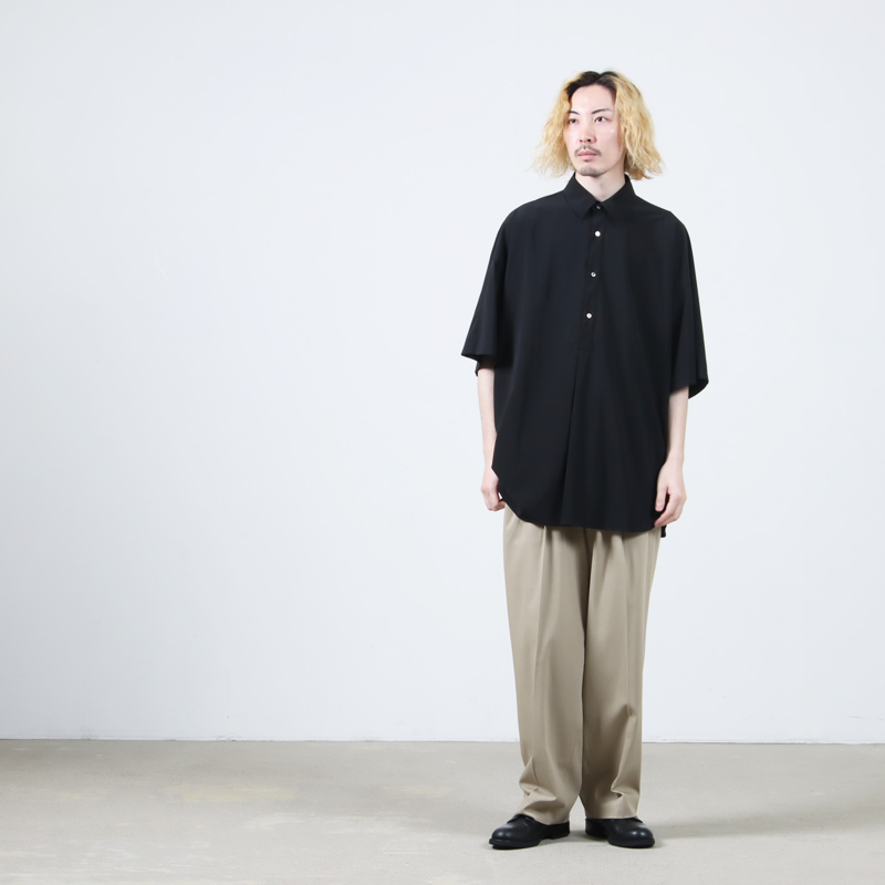 Graphpaper(եڡѡ) Flex Tricot S/S Pullover Shirt