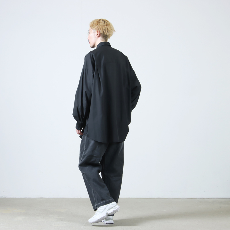 Graphpaper(եڡѡ) Broad L/S Oversized Regular Collar Shirt