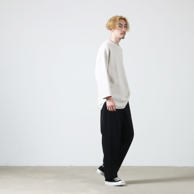 Graphpaper(եڡѡ) Compact Ponte Wide Tapered Chef Pants