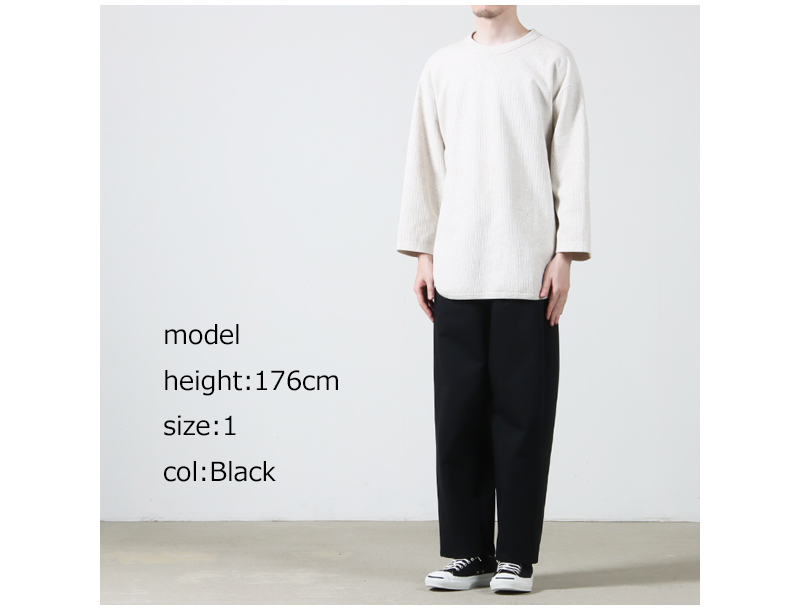 Graphpaper(եڡѡ) Compact Ponte Wide Tapered Chef Pants