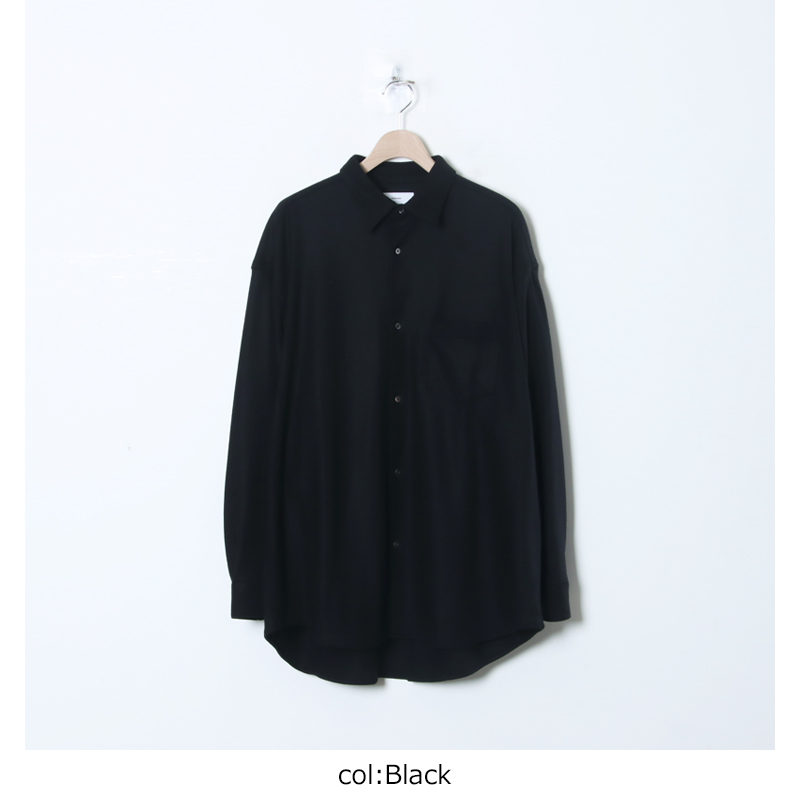 Graphpaper (グラフペーパー) Wool Smooth Flannel Oversized