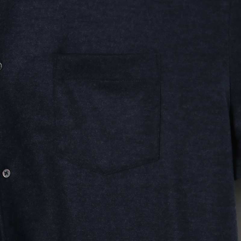 Graphpaper(グラフペーパー) Wool Smooth Flannel Oversized Regular Collar Shirt