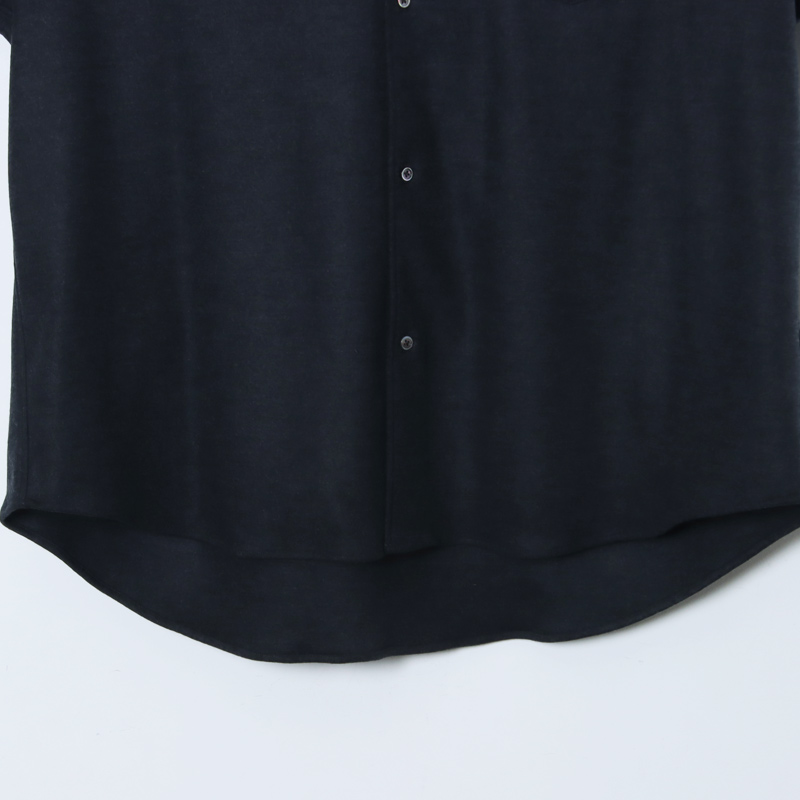 Graphpaper(グラフペーパー) Wool Smooth Flannel Oversized Regular Collar Shirt