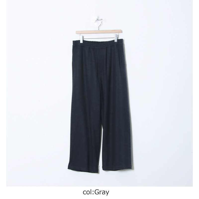 Graphpaper(グラフペーパー) Wool Smooth Flannel Easy Wide Pants