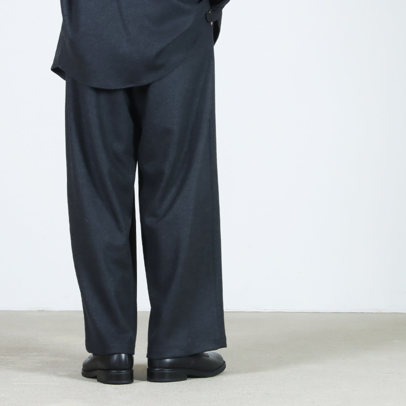 Graphpaper(グラフペーパー) Wool Smooth Flannel Easy Wide Pants