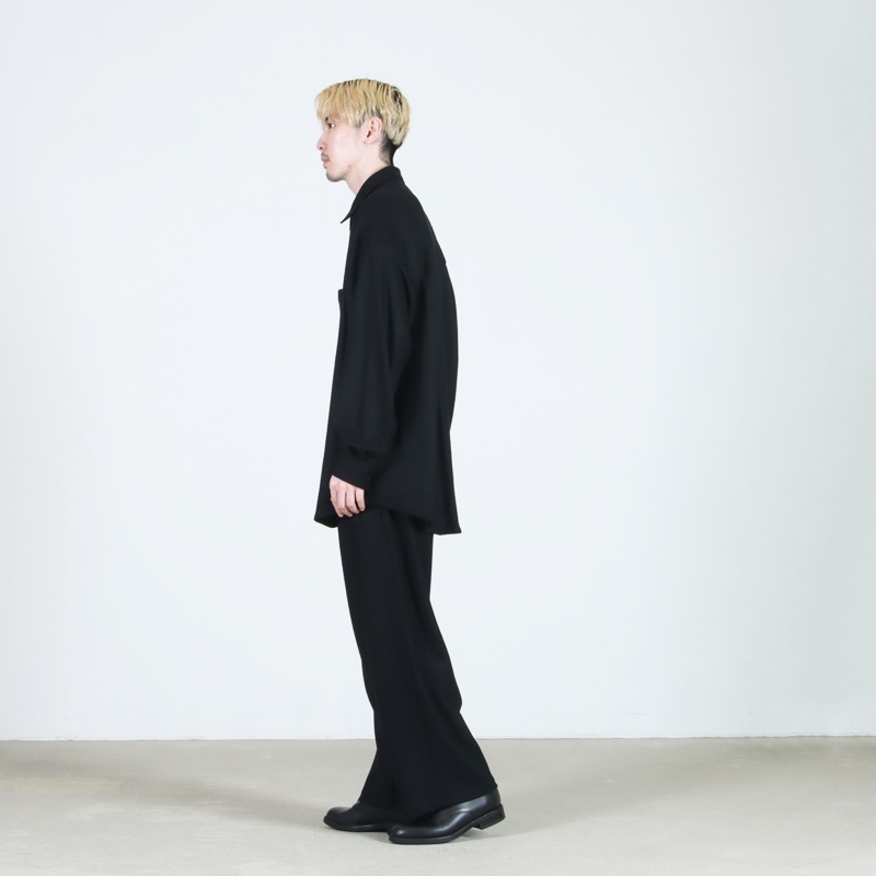 Graphpaper(グラフペーパー) Wool Smooth Flannel Easy Wide Pants