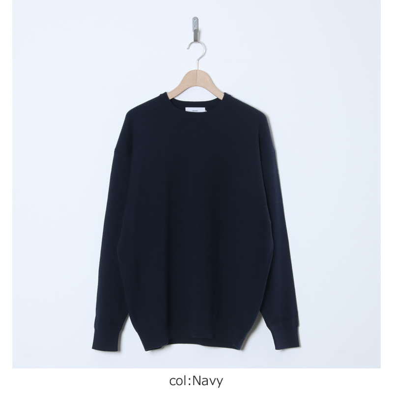 Graphpaper(グラフペーパー) High Density Crew Neck Knit