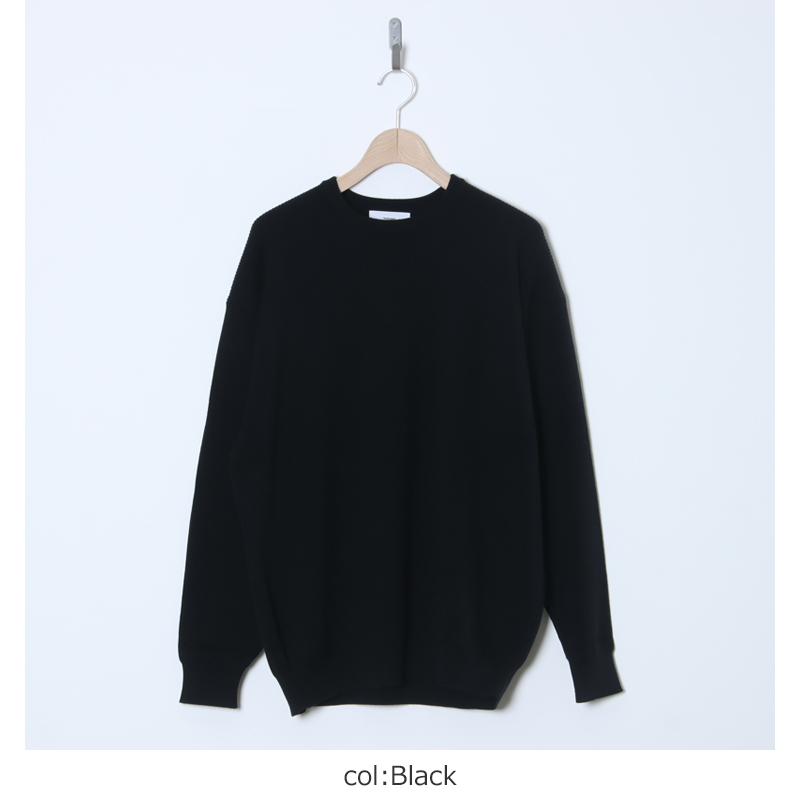Graphpaper(グラフペーパー) High Density Crew Neck Knit