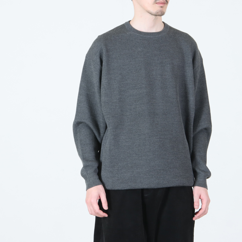 Graphpaper(グラフペーパー) High Density Crew Neck Knit