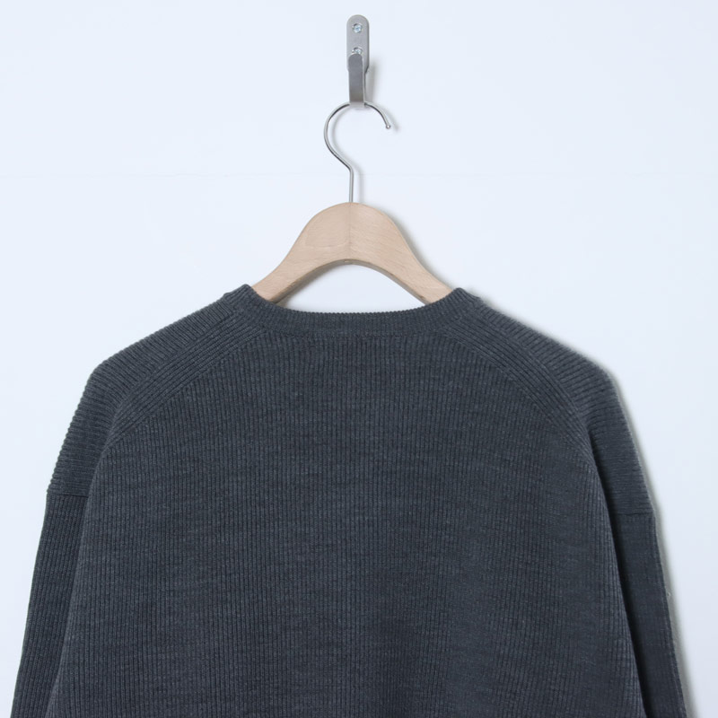 Graphpaper(グラフペーパー) High Density Crew Neck Knit